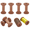 Wood Thread Bobbins TOOL-WH0053-54A-02-1