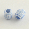 Craft Style Colorful Acrylic European Beads MACR-Q157-M46-2