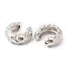 Rack Plating Brass Cuff Earrings for Women EJEW-Q770-24P-2