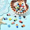 Marine Animal Handmade Porcelain Beads PORC-CJZ0001-01B-5
