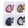 Alloy Enamel Brooches ENAM-N057-001-FF-6