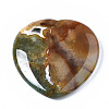Natural  Mixed Stone Thumb Worry Stone G-N0325-01-3