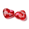 Glass Enamel Beads GLAA-Q125-01A-02-5
