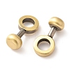 Brass DIY Bags Clasps FIND-A003-01AB-2