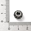 304 Stainless Steel European Beads STAS-H238-09F-AS-3