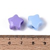 Opaque Plastic European Beads KY-N025-18-3