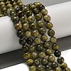 Natural Green Tourmaline Beads Strands G-B099-C05-04-2