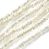 Electroplate Transparent Glass Beads Strands EGLA-P061-04C-AB17-1