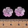 Dyed & Heated Gradient Color Glass Bead Cap GLAA-D307-01F-3