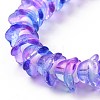 Transparent Glass Beads Strands LAMP-H061-01B-01-4