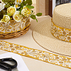 5Yards Polyester Lace Ribbon OCOR-ME0001-89A-4