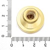 Golden Tone Wax Seal Brass Stamp Heads STAM-P002-01G-07-3