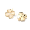 Brass Micro Pave Cubic Zirconia Pendants KK-G557-28KCG-02-2