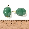 Natural Green Aventurine Pendants G-G110-08G-01-3