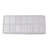 Tarnish Resistant 410 Stainless Steel Nail Art Stamping Plates MRMJ-P020-02P-04-2