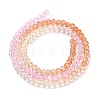 Transparent Painted Glass Beads Strands DGLA-A034-T3mm-A20-5