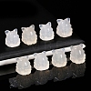 Natural Agate Carved Nine-Tailed Fox Beads PW-WGF640A-01-2