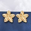 304 Stainless Steel Stud Earrings for Women EJEW-K306-19G-2