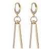 304 Stainless Steel Round with Stick Leverback Earrings EJEW-JE06827-3