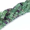 Natural Colorful Fluorite Beads Strands G-D481-19B-2