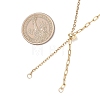 304 Stainless Steel Paperclip  Chain Cable Chain Slider Necklace Making AJEW-JB01526-2