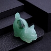 Natural Green Aventurine Carved Cat Statue PW-WG44631-01-1