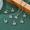 SHEGRACE Brass Micro Pave Cubic Zirconia Pendants XGRQ3D639-516P-5