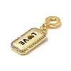 Brass Micro Pave Cubic Zirconia Pendants LS-KK-C111-02G-03-2