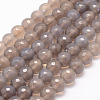 Natural Agate Bead Strands G-K155-D-6mm-F01-1