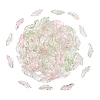 100Pcs Baking Paint Transparent Glass Pendants GLAA-YW0004-81D-1