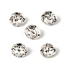 Glass Rhinestone Cabochons GLAA-A018-8mm-001-1