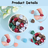 100Pcs Imitation Gemstone Acrylic Beads OACR-SP0001-05C-6