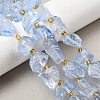 Raw Rough Natural Quartz Crystal Beads Strands G-Z131-J01-03-1