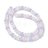 Electroplate & Gradient Color Glass Beads Strands LAMP-M023-03-01-4