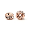 Brass Rhinestone Spacer Beads X-RB-A014-Z8mm-01RG-NF-3