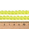 Baking Paint Glass Beads Strands DGLA-Q023-8mm-DB20-4