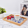 DIY Mosaic Serving Tray Home Decoration Making Kit DJEW-FG0001-35-4