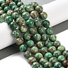 Natural Turquoise Dyed Beads Strands TURQ-U001-02E-2