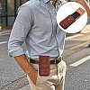 Rectangle Cowhide Mobile Phone Waist Belt Pouches AJEW-WH0596-953B-6