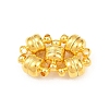 Brass Magnetic Clasps with Loops X-KK-H361-G-2