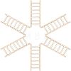 Ladder Unfinished Wooden Ornaments WOOD-WH0100-31-1