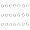 Unicraftale 21Pcs 7 Size 201 Stainless Steel Ring Core Blank for Inlay Jewelry Making RJEW-UN0002-39-8