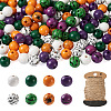 DIY Halloween Wooden Ornaments Making Kits DIY-CD0001-42-1
