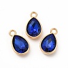 Faceted Glass Rhinestone Pendants GLAA-I051-A10-2