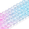 Transparent Glass Beads Strands LS-X1-GLAA-E036-07S-2