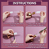 10Pcs 2 Styles Glass Tube Vases Ornaments AJEW-NB0009-09-3