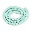 Opaque Solid Color Glass Beads Strands GLAA-N026-3x6mm-14-2