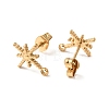 304 Stainless Steel Stud Earrings LS-STAS-K291-13C-G-2