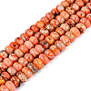 Dyed Synthetic Imperial Jasper Beads Strands G-Q606-99A-05-2