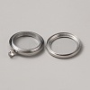304 Stainless Steel Locket Pendants STAS-WH0043-21C-P-2